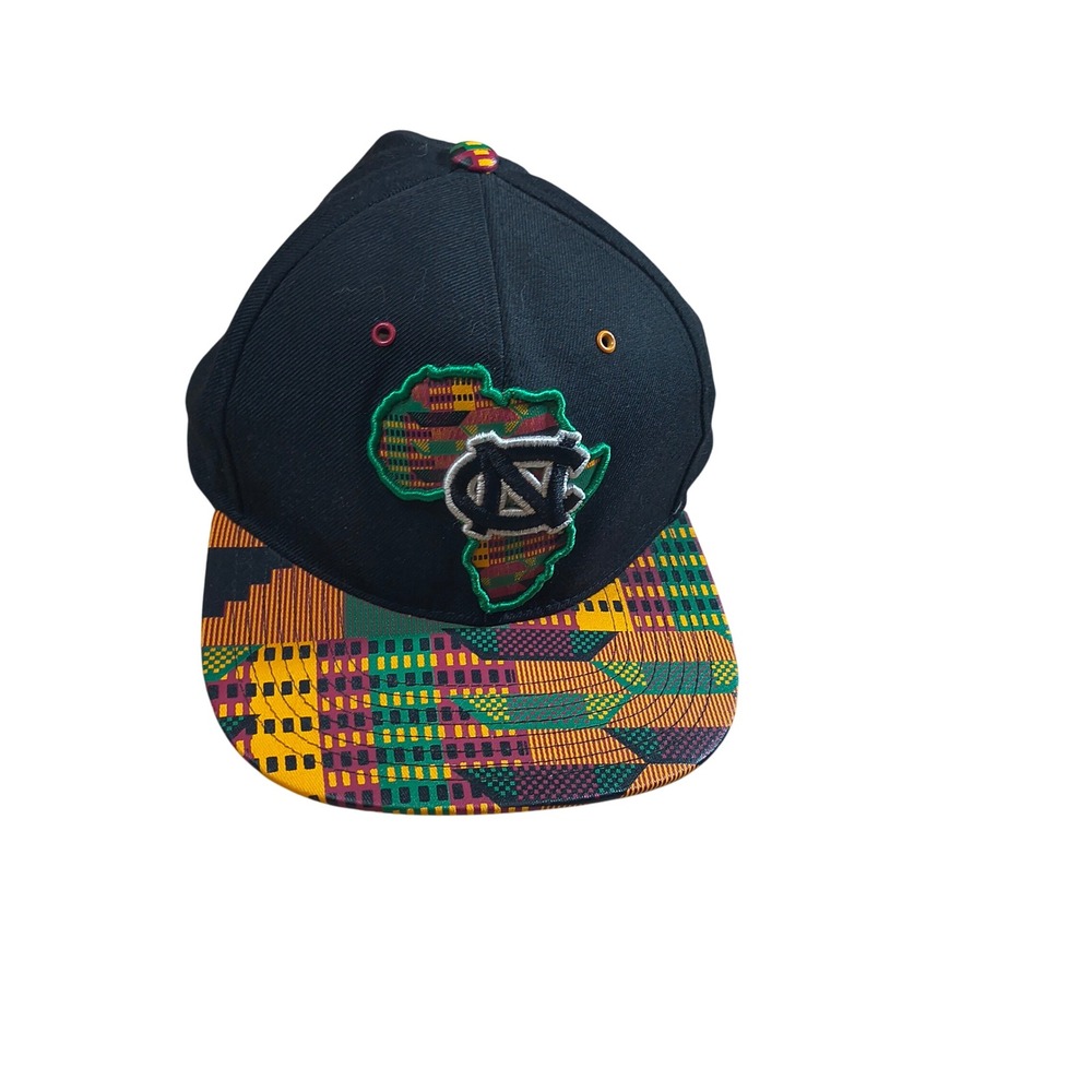 Snapback Africa Kente Print Embroidered Afrocentric Streetwear Adjustable Hat
